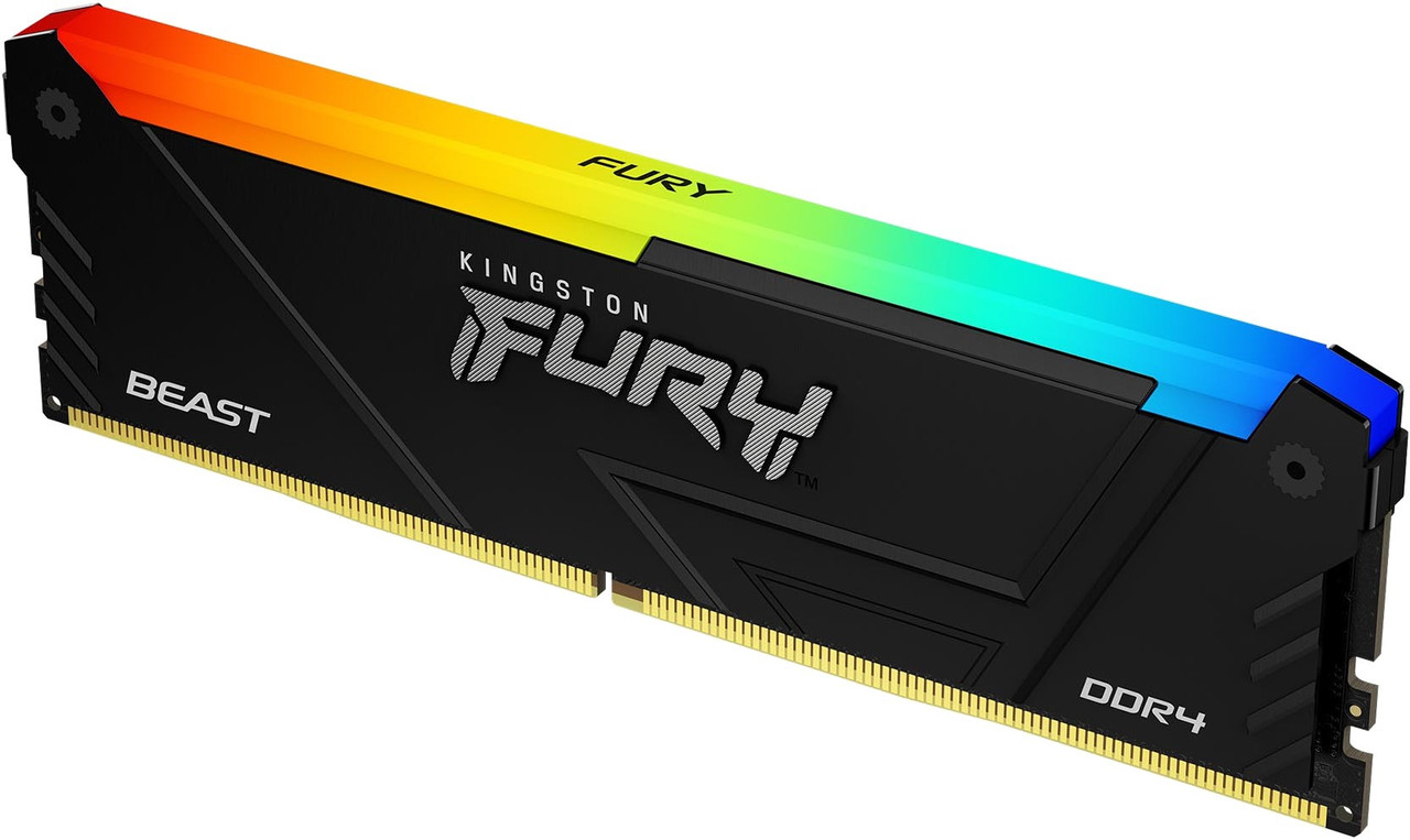 Оперативна пам'ять Kingston Fury 32GB DDR4 3200MHz Beast RGB Black (KF432C16BB2A/32)