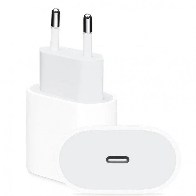 Мережевий зарядний пристрій на 1 г. USB type C, 20 W, білий