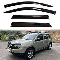 Дефлекторы окон Renault Duster Рено Дастер 2011 - 2018г ветровики