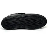 Жіночі шкіряні туфлі на низькому ходу закриті чорного кольору з липучкою Турція SR1062-2 розмір 38, фото 9