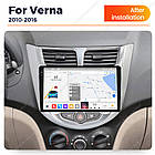 Штатна магнітола Mekede MS 2k Hyndai Solaris 1 (2010-2016) CarPlay QleD, фото 4