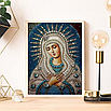 Алмазна мозаїка Свята Марія 40 х 30 см, картина стразами за номерами, фото 2