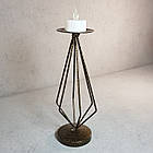 Підсвічник DecorArt "Ромб" 23x8 см антик