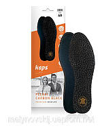 Стельки для обуви кожаные Kaps PEKARI CARBON BLACK 36