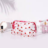 Косметичка ANbeauty прозора з малюнком Серце (AN0103010), фото 2