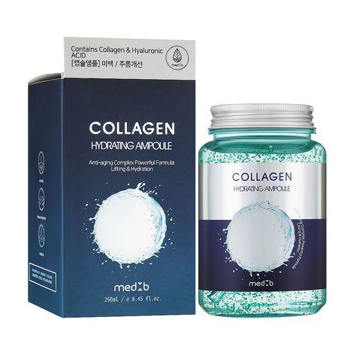 Ампульний гель для обличчя MED B Collagen з колагеном зволожувальний 250ml