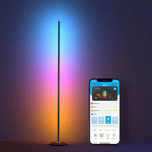 Торшер умный Govee H6076 1000Lm RGBICW WI-FI/Bluetooth чорний