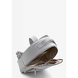 Шкіряний рюкзак The Wings Groove M сірий крат, фото 4