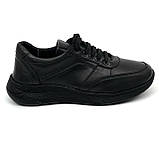 Жіночі кросівки чорного кольору на шнурівці Туреччина SY7014-2 розмір 36, фото 4