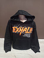 Утеплене худи пайта батник "EXHALE" для хлопчика підлітка S&C Угорщина на 6-12 років чорний
