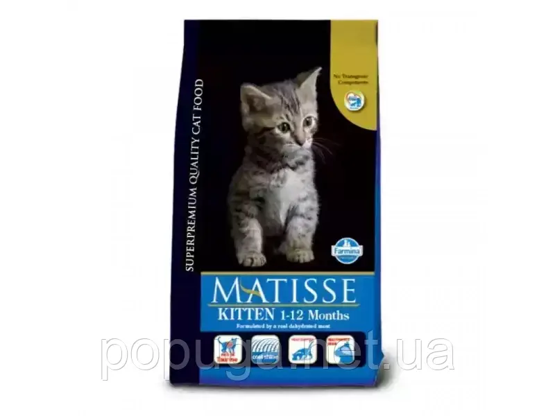 Farmina (Фарміна) Matisse Kitten Chicken сухий корм для кошенят КУРКА 10кг, фото 1