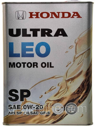 Моторна олива Honda Ultra Leo API SP/GF-6 0W-20, 4л (08227-99974)