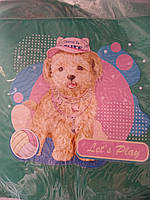 Фартук для праці для дівчинки 51,5x34sм з неперемокаваним покриттям з нарукавниками 25 см