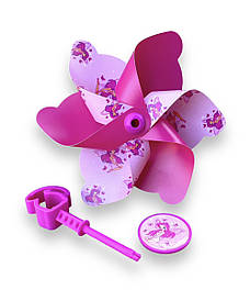 Вітряк дитячий на кермо велосипеда самоката велобіга з принцесою