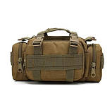 Тактичний похідний рюкзак Solve на 56 л D3-GGL-402 Койот, фото 10