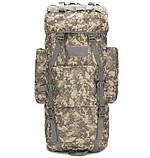 Тактичний похідний рюкзак Solve D3-GGL-506 65 л Сірий піксель, фото 3