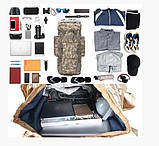 Тактичний похідний рюкзак Solve D3-GGL-506 65 л Сірий піксель, фото 5