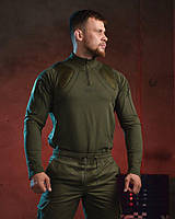 Тактическая рубашка убакс зсу олива, боевая тактическая рубашка хаки, военный тактический убакс о cf568