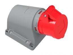 Розетка настінна 90° (поліамід) 4*16А 380В