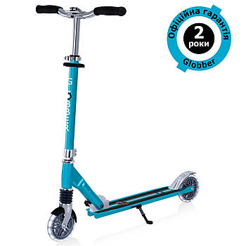 Самокат Globber FLOW Element Comfort Lights Aqua (бірюзовий)