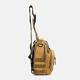 Чоловічий рюкзак через плече Monsen C1917br-brown, фото 4