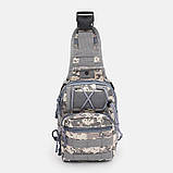 Чоловічий рюкзак через плече Monsen C1917gr-grey, фото 2