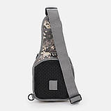 Чоловічий рюкзак через плече Monsen C1917gr-grey, фото 3