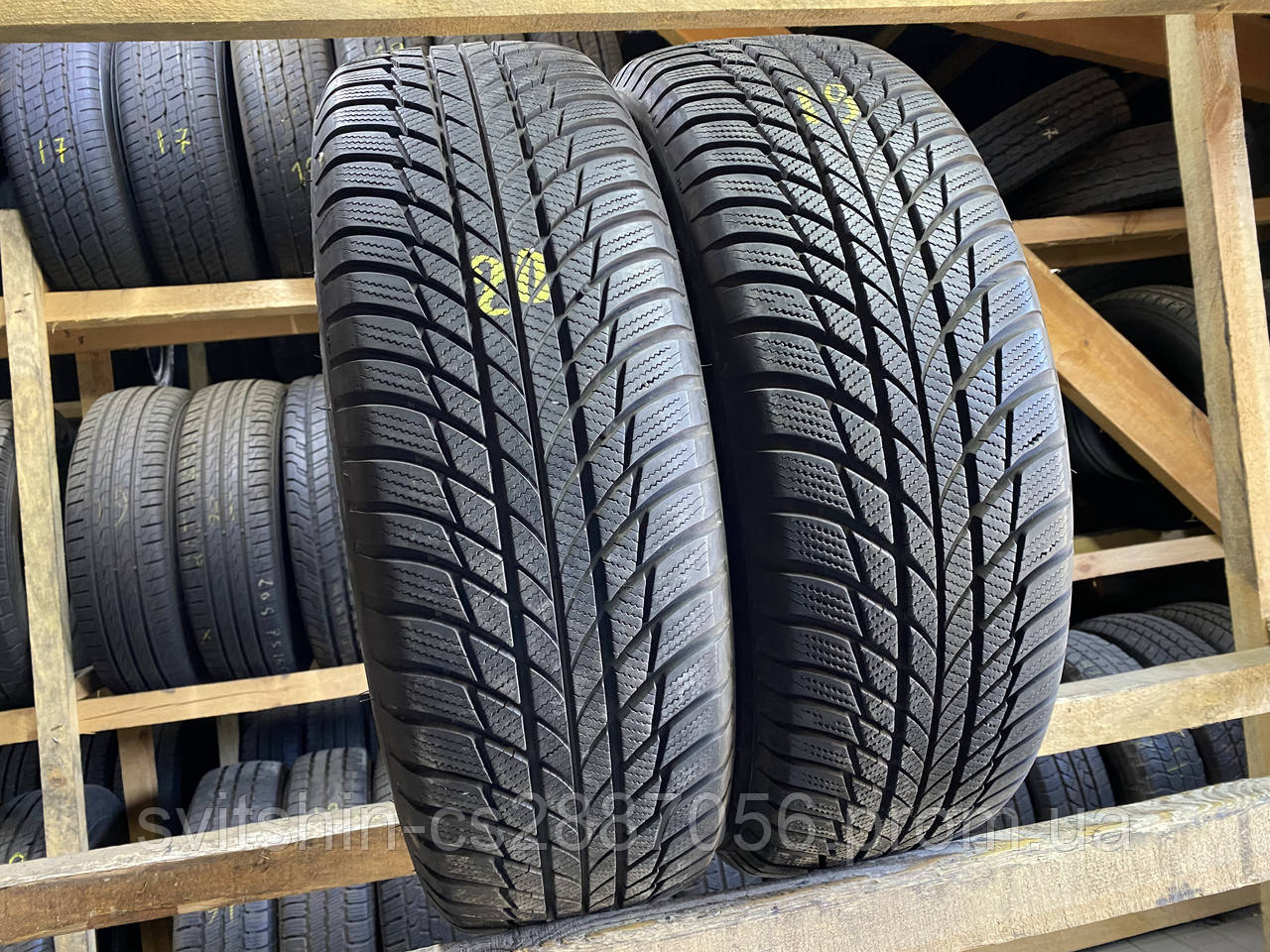 Зимові шини 215/65R17 Bridgestone Blizzak LM001 7+мм 2019/2020рік, фото 1