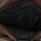 Чоловічий рюкзак через плече Monsen C1921br-brown, фото 5