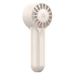 Портативний вентилятор з вбудованим акумулятором 1200mAh Usams US-ZB288 Бежевий 47259