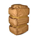 Тактичний рюкзак-Сумка 2 в 1 Solve Bag 80 л 75 x 38 x 36 см Койот KT6002505, фото 7