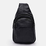Чоловічий шкіряний рюкзак Keizer K1081bl-black, фото 2