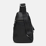 Чоловічий шкіряний рюкзак Keizer K11908bl-black, фото 4