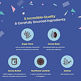 Шоколад Feastables MrBeast Quinoa Crunch Chocolate Bar 60g (ДЕФОРМОВАНА), фото 3