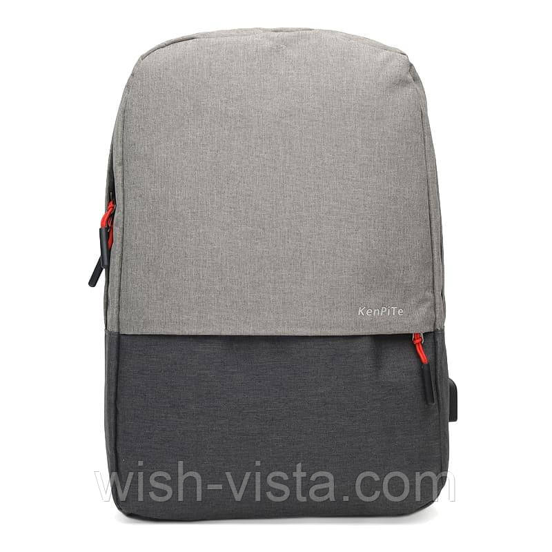 Чоловічий рюкзак Remoid CV17221 Сірий, фото 1