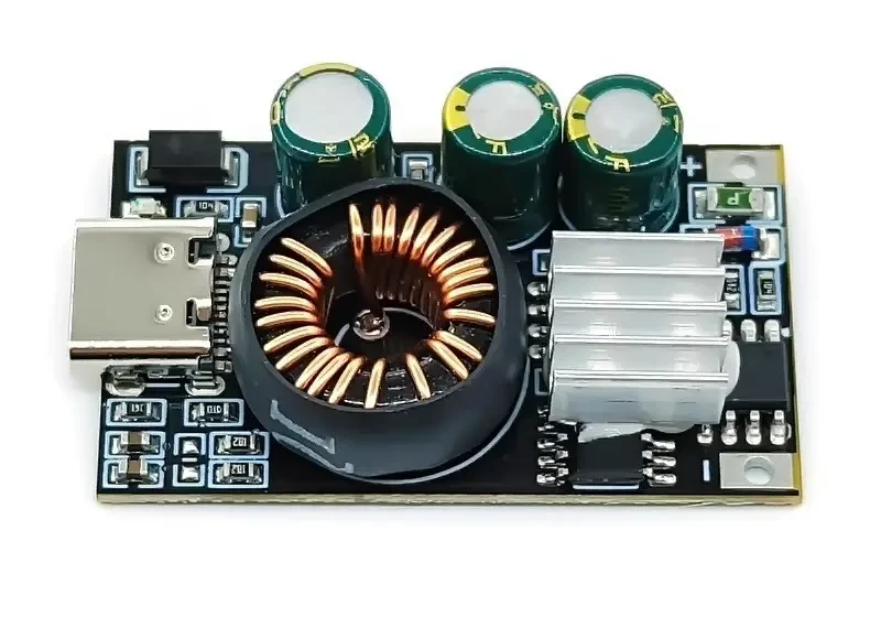Знижувальний модуль перетворювач USB TYPE-C DC-DC 10-30 В — 5-12 В, PD3.0 QC4.0