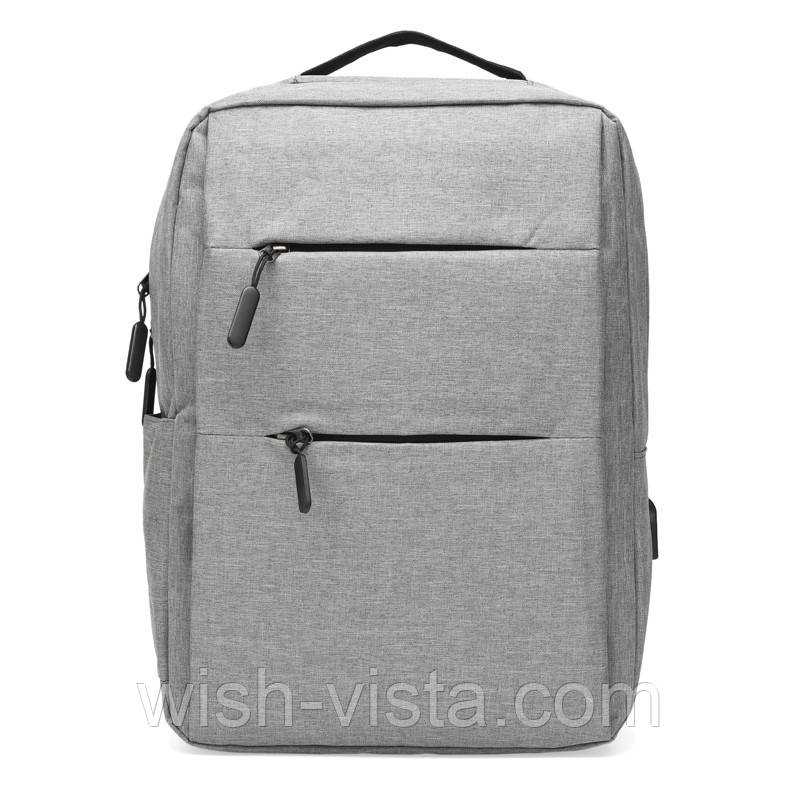 Чоловічий рюкзак Monsen C19011-grey, фото 1