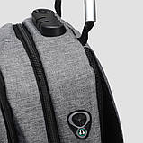 Чоловічий рюкзак Monsen 1Rem8023gr-black, фото 5