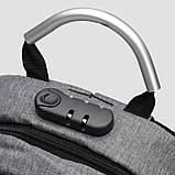 Чоловічий рюкзак Monsen 1Rem8023gr-black, фото 6