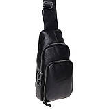 Чоловічий шкіряний рюкзак Borsa Leather K15058-black, фото 2