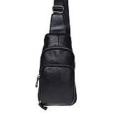 Чоловічий шкіряний рюкзак Borsa Leather K15058-black, фото 3