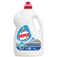 Гель для прання Sama Super Line Universal Для кольорових та білих тканин 4 кг (4820270631126), фото 1