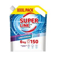 Гель для прання Sama Super Line Universal Для кольорових та білих тканин Дой-пак 6 кг (4820270631201), фото 1