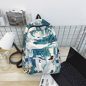 Рюкзак унісекс нові барвистий рюкзак сумка міський стильний гурт