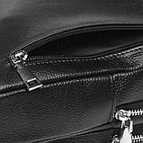 Чоловічий шкіряний рюкзак Borsa Leather k16603-black, фото 5