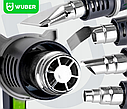 Фен будівельний Wuber 2000Вт 600°C з регулюванням температури (Польща), фото 4