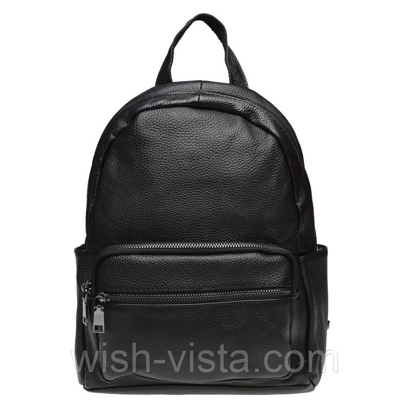 Жіночий шкіряний рюкзак Keizer K110086-black, фото 1
