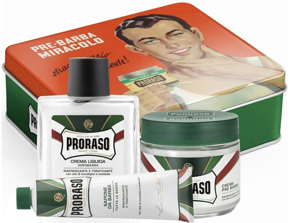 Набір косметики для гоління Proraso Vintage Selection Gino — Refreshing