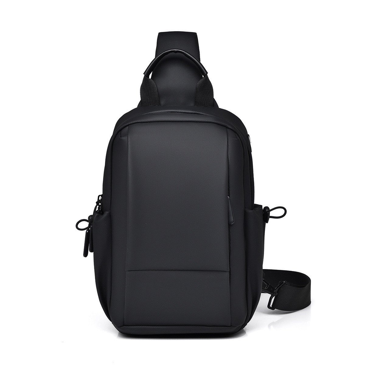 Нова багатофункціональна чоловіча нагрудна сумка з водонепроникної шкіри з мембраною, оптова, фото 1