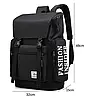 Міський рюкзак Чорний на 25 літрів чоловічий,Шкільний рюкзак, рюкзак для школи, рюкзак для міста, фото 6